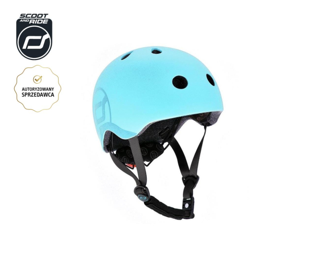Scoot & Ride Kask Ochronny S-M dla dzieci 3+ Blueberry - 1014704 - zdjęcie 2
